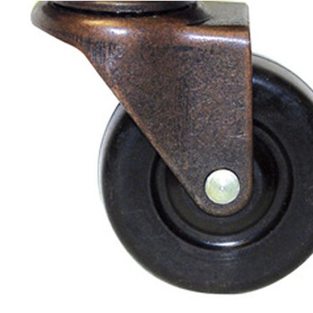 Antique Style Bronze Swivel Casters 4 Pack