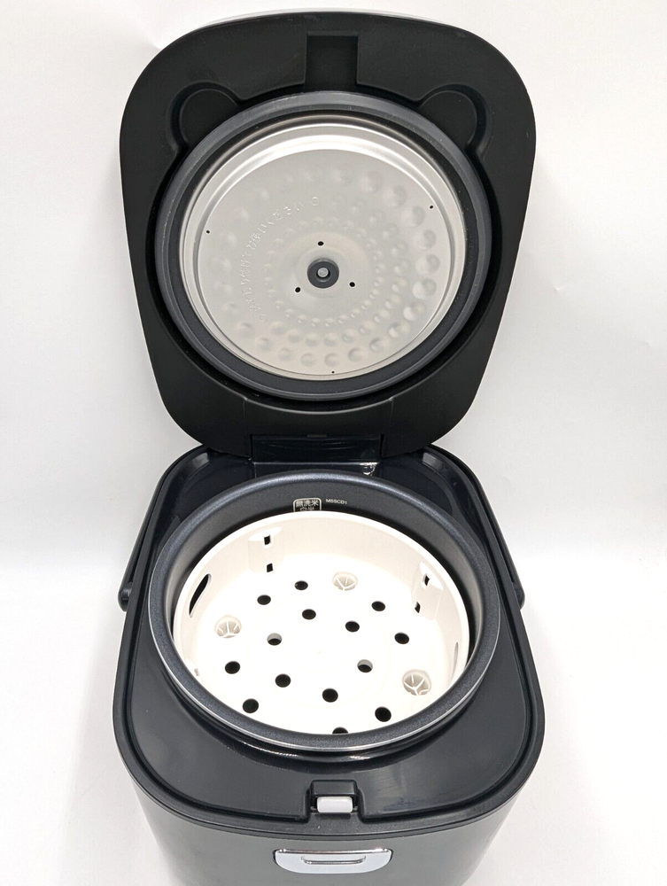 Iris Ohyama RC-MA50AZ-B Smart Basic Microcomputer Rice Cooker – 5.5 Go Capacity