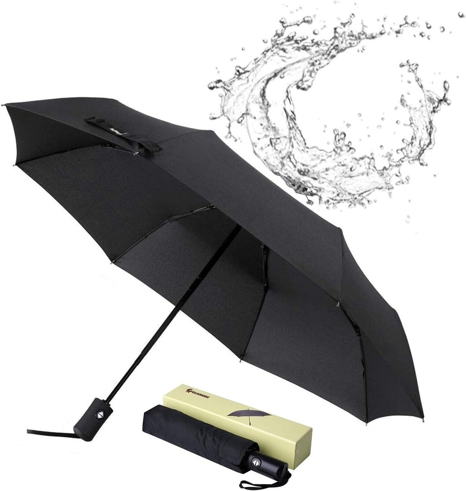 GLAMOUR COMPACT TRAVEL UMBRELLA - WINDPROOF-AUTO OPEN