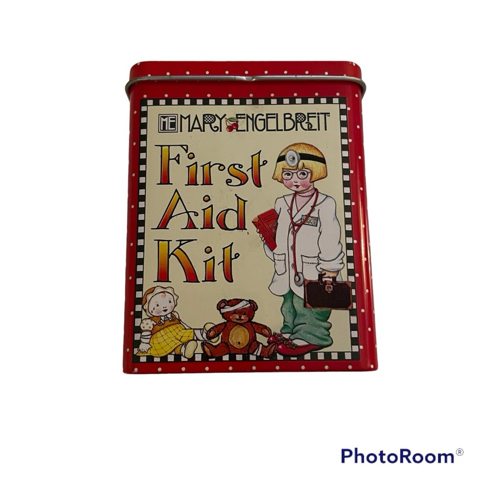 Vintage Mary Engelbreit First Aid Kit Tin