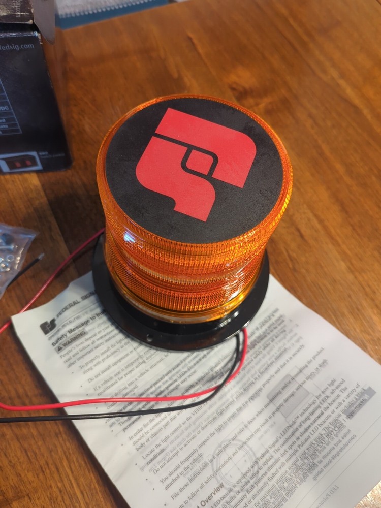 Federal Signal - LED Beacon , Pulsator , Permanent Mount.