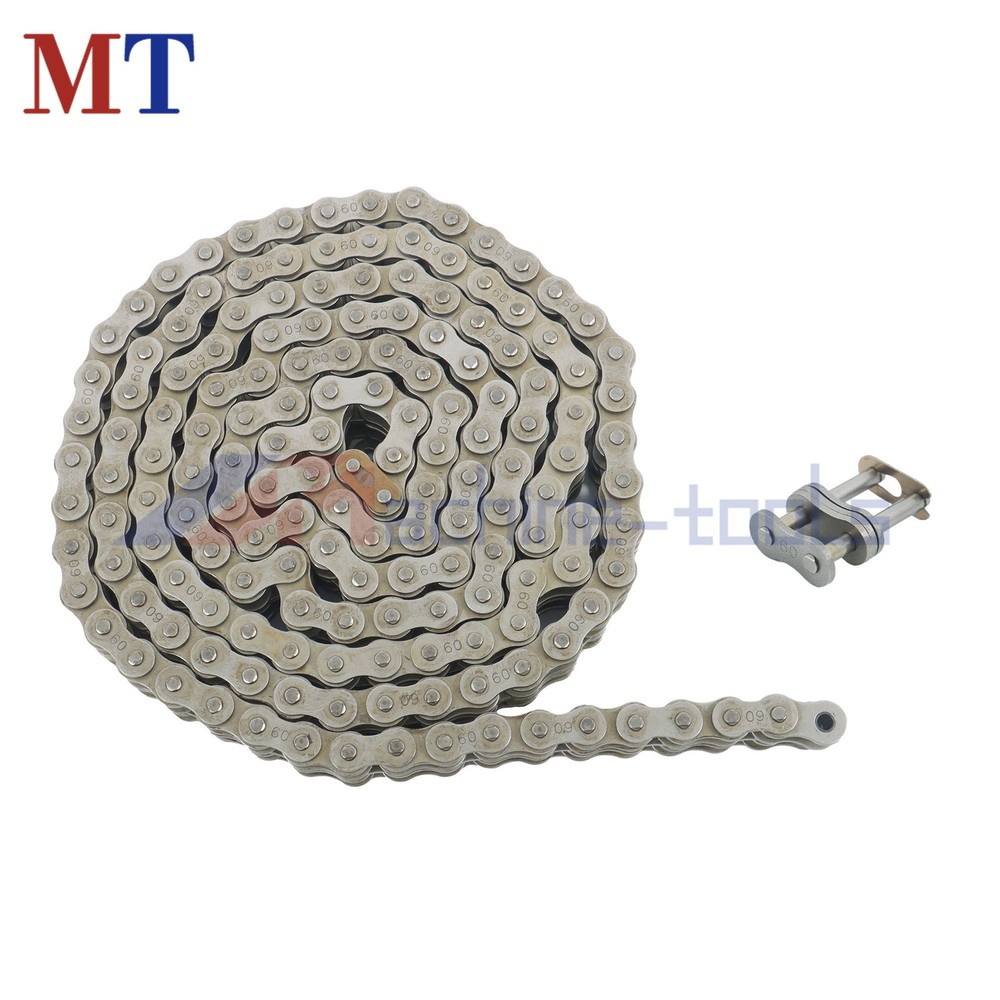#60-2 Roller Chain Double Strand 10 Feet plus Connecting Master Link#60-2 Roller