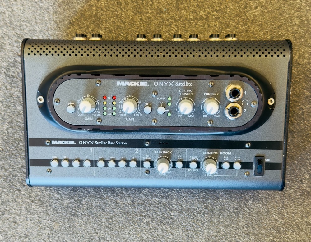 Mackie Satellite System FireWire 2-channel Audio Interface, pod and base