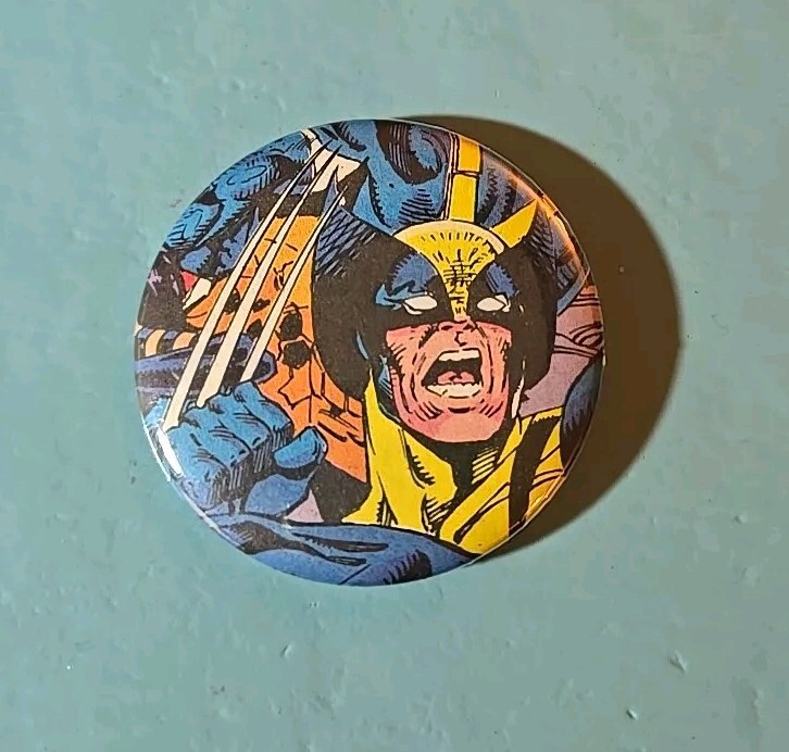 WOLVERINE 2" Comic Book Pin Back Button #5