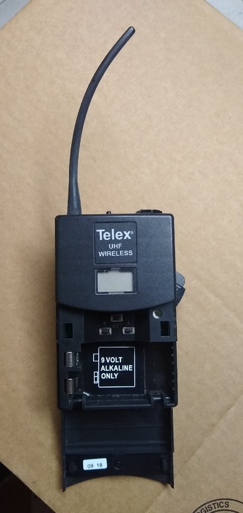 Telex WT-500 UHF Beltpack Transmitter,  ON OFF SWITCH ISSUE JH