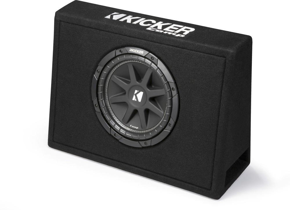 Kicker 43TC104 Single 10" Thin Ported Loaded Enclosure