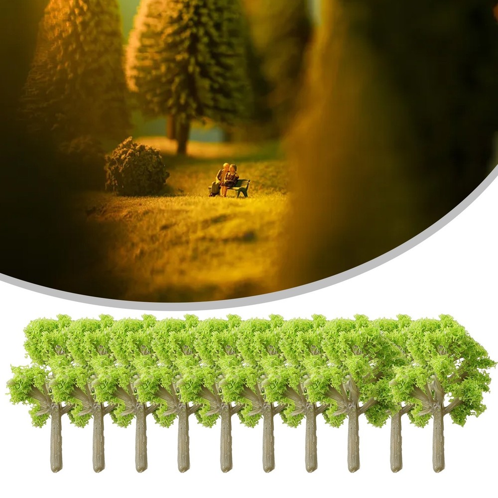 50 X Trees Model Garden Train Railway Architectural Scenery Layout Model Tree