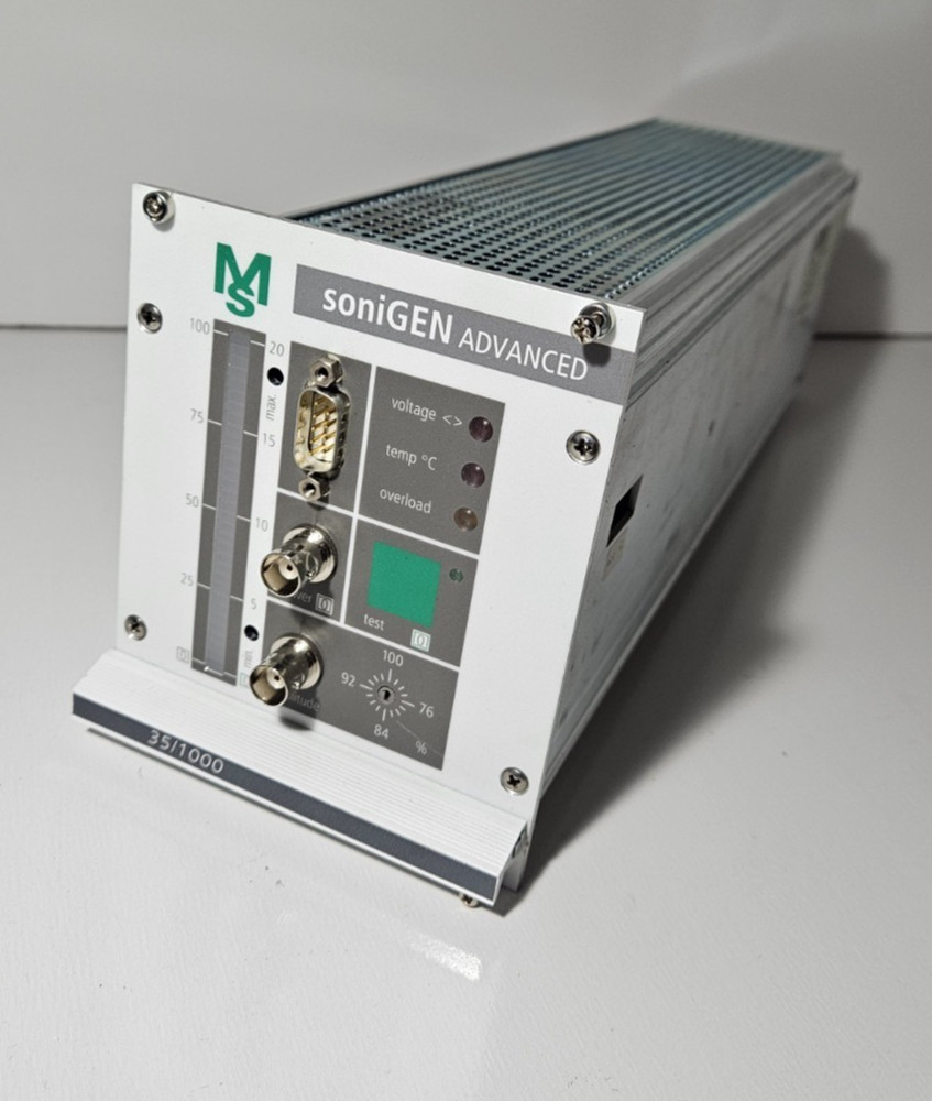 MS SoniGEN Advanced 35/1000 Ultrasonic Welding Generator Industrial Unit Module