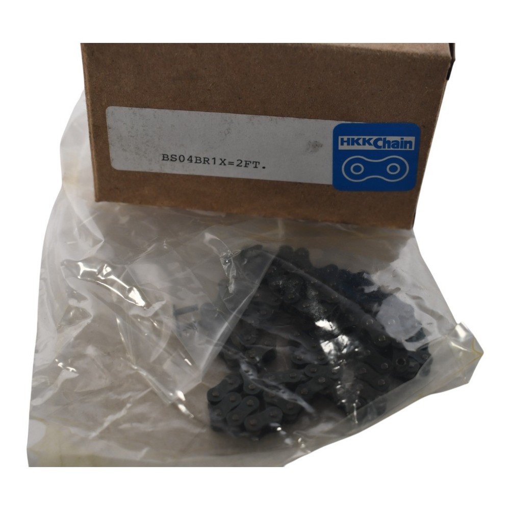 NEW HKK BS04BR 1x2 Ft. Roller Chain