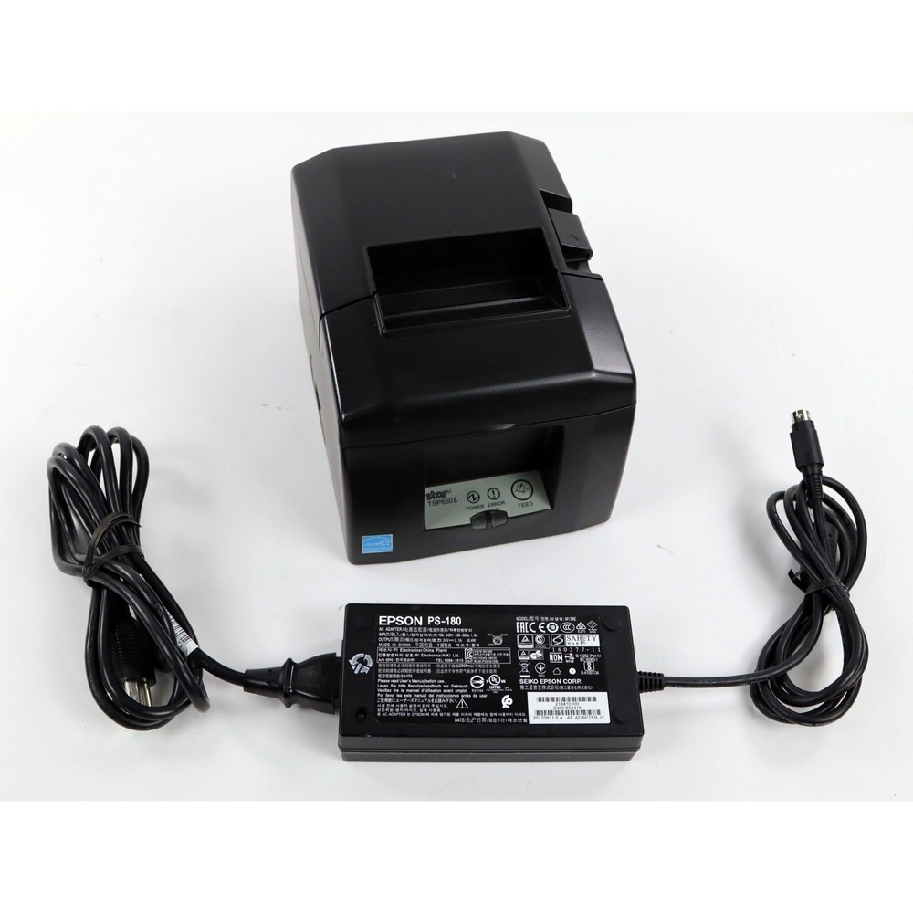 Star Micronics TSP650II Bluetooth Receipt Printer + 24V Power Adapter