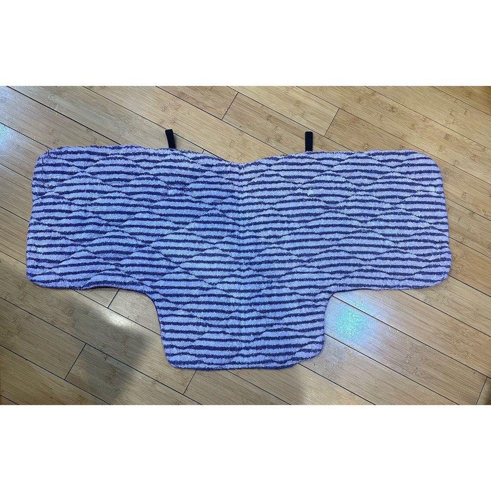Solid Purple English Saddle Pad