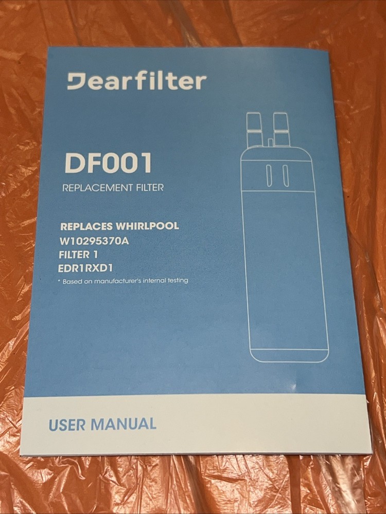 Dearfilter DF001 Refrigerator Water Filter - Whirlpool, EDR1RXD1 (3 pc)