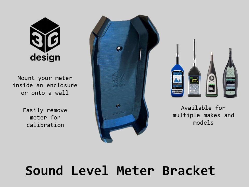 Mounting bracket for sound level meter