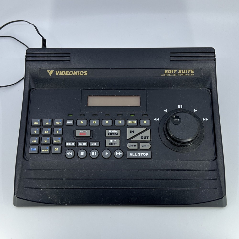 Videonics AB-1 Edit Suite A/B Roll Video Controller With Manuals