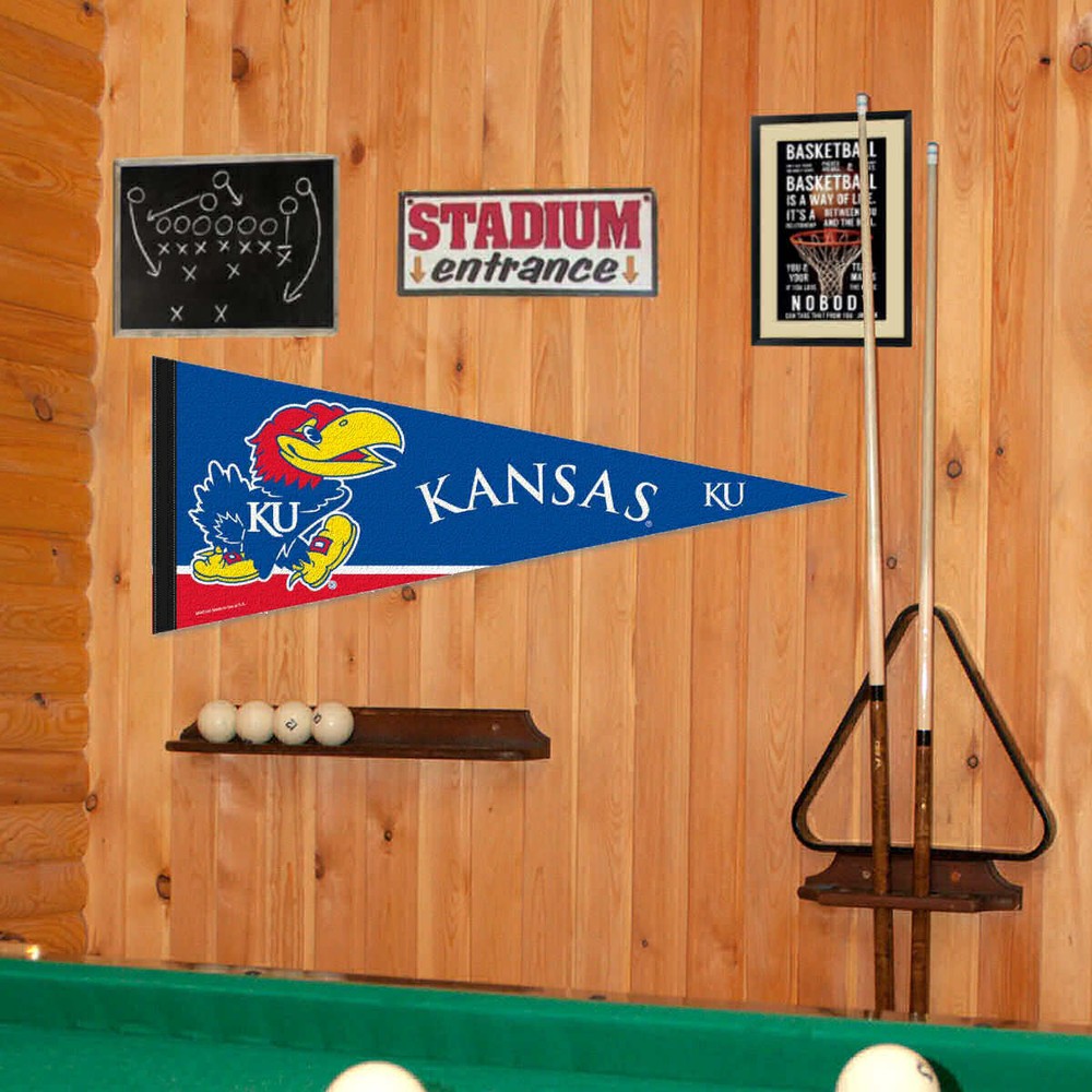 KU Jayhawks 12x30 Felt Pennant