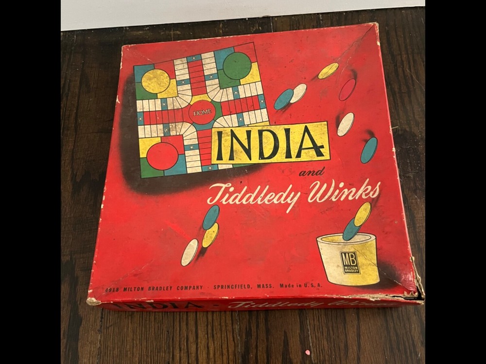 Milton Bradley India and Tiddledy Winks board game