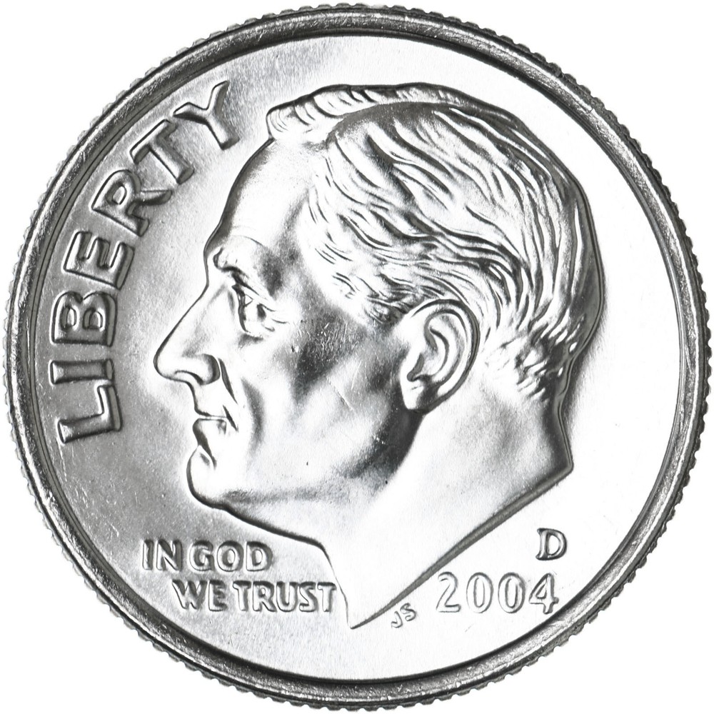 2004 D Roosevelt Dime BU US Coin