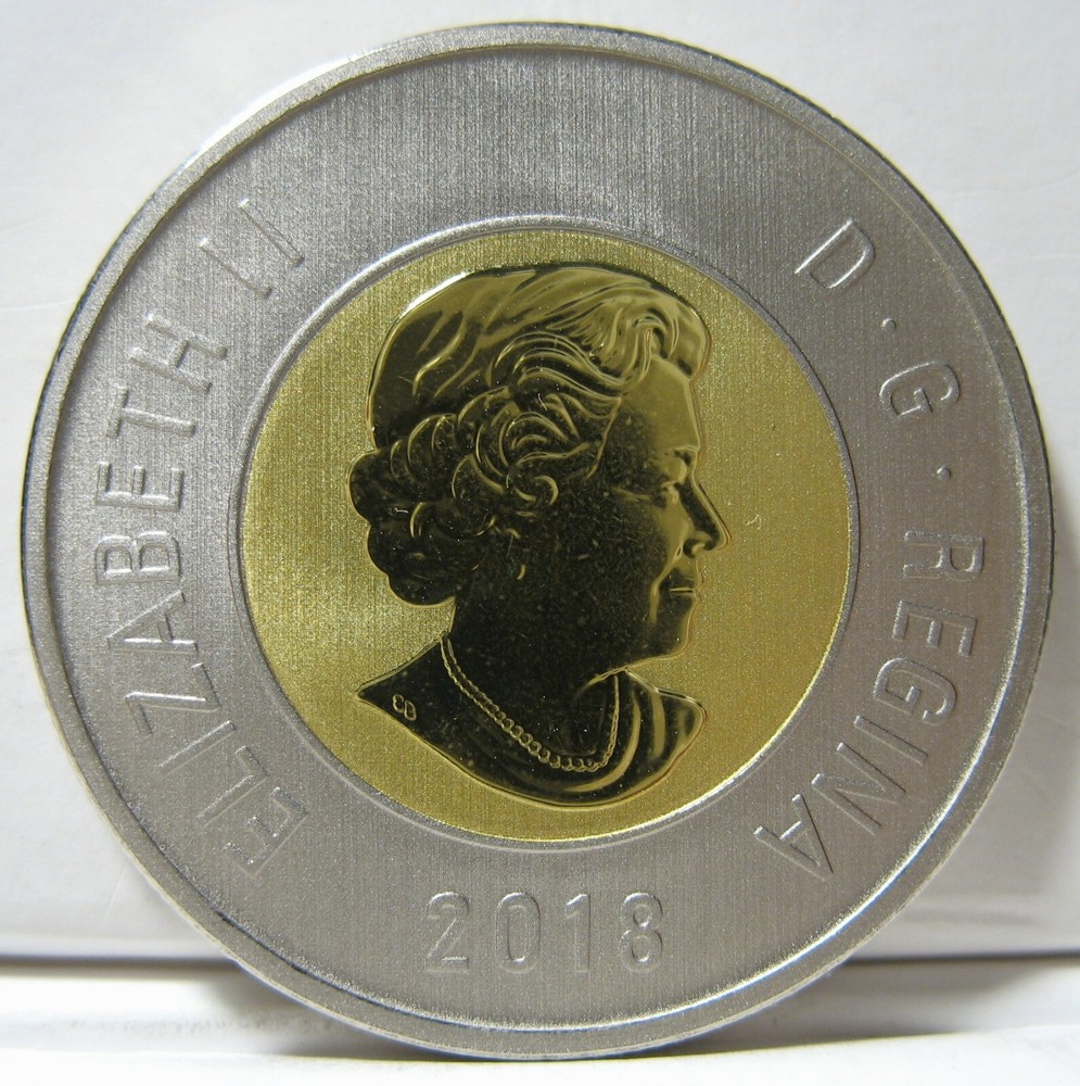 Canada 2018 $2 Polar Bear Specimen Uncirculated