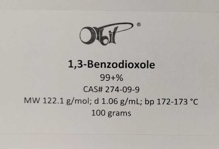 1,3-Benzodioxole (100 g) Selective EAS: Halogenation/Friedel–Crafts Nucleophile