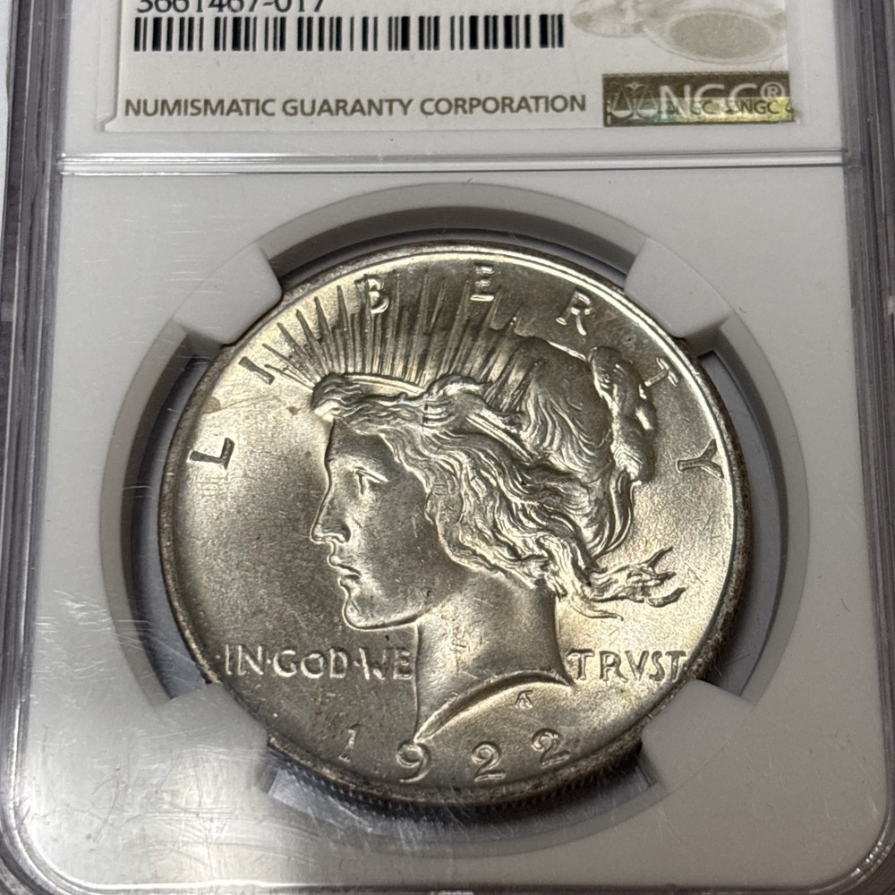 1922 $1 Peace Silver Dollar 💥NGC MS65 LUSTER💥 #274