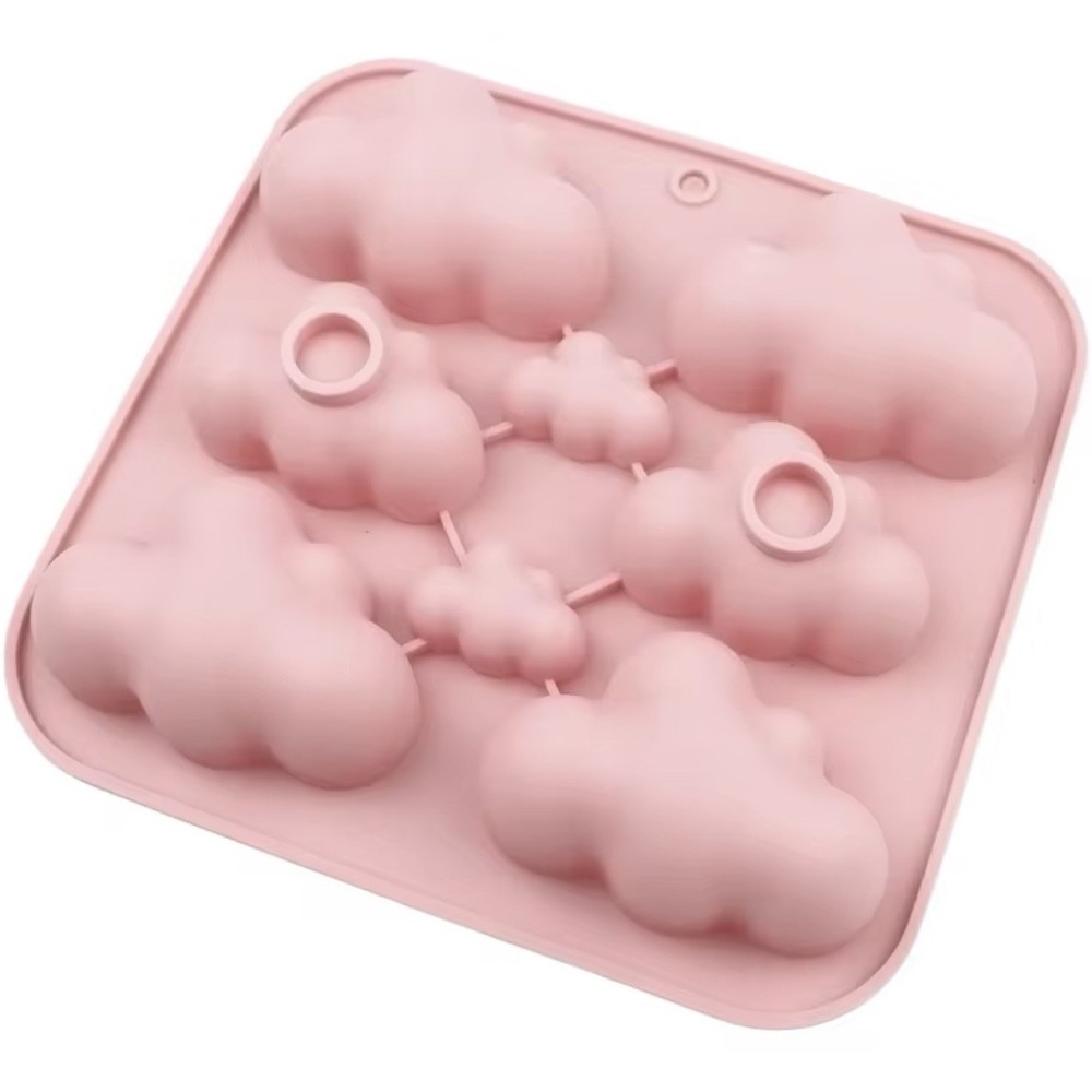 Cloud Silicone Mold 8-Cavity Soapmaking Candle DIY Craft Mold