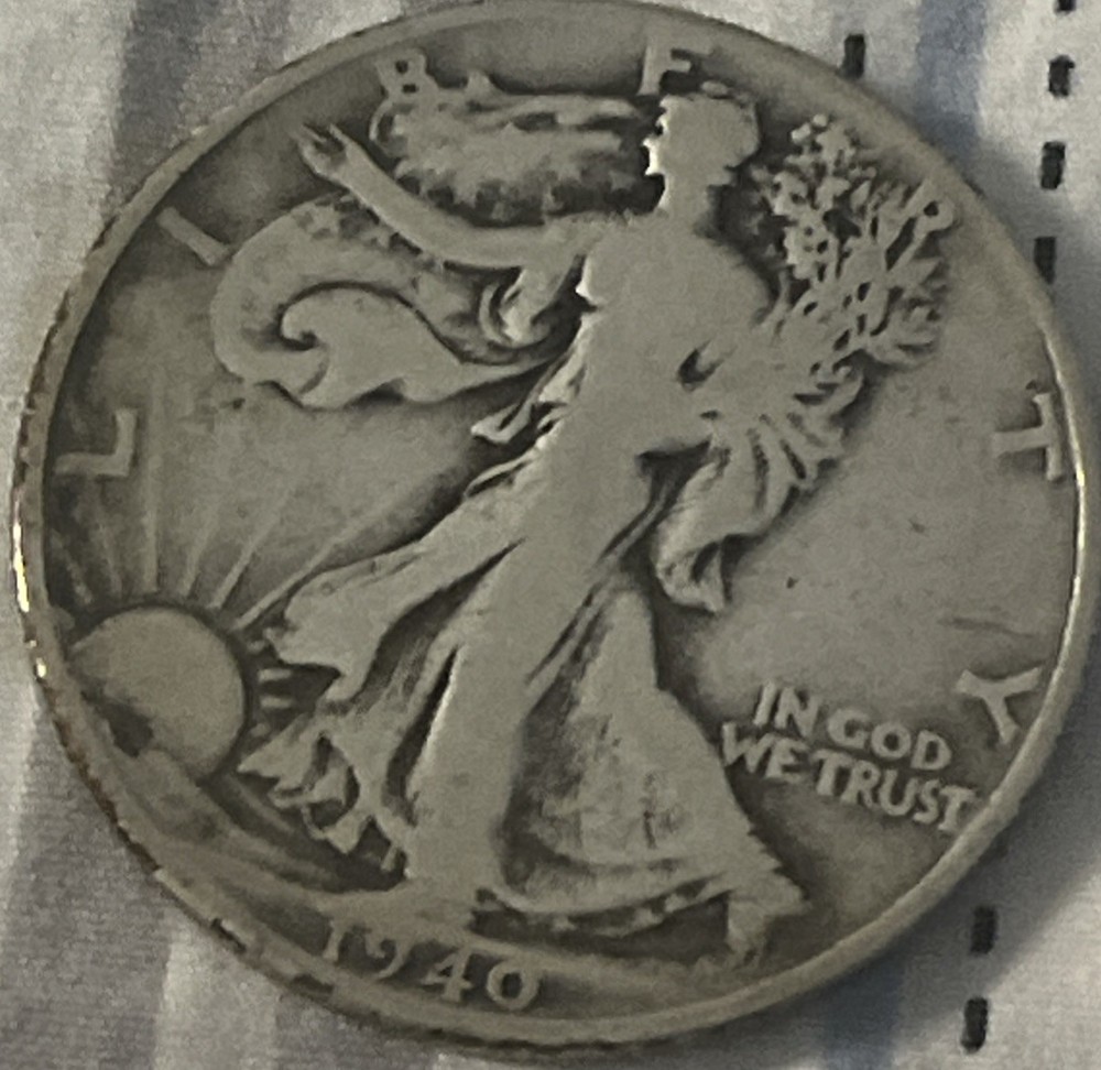 Liberty Walking Half Dollar 1940-S Silver US Coin