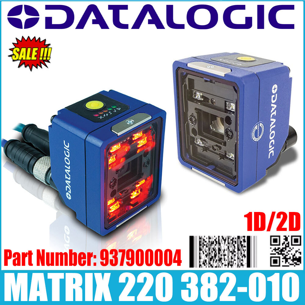 Datalogic MATRIX 220 382-010 Fixed Industrial 1D 2D DPM Barcode Scanner Reader