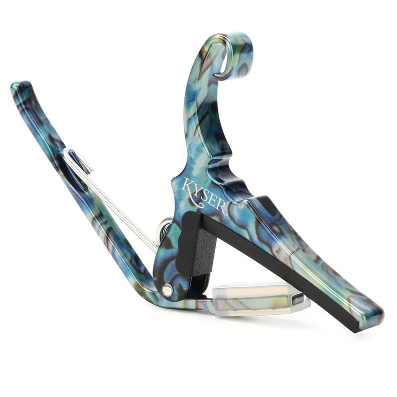 Kyser Quick-Change Guitar Capo, Abalone -NEW