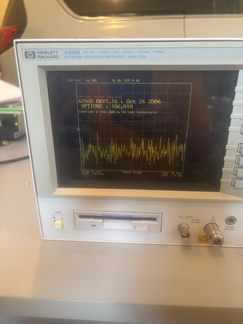 HP 4396B Network/Spectrum/Impedance Analyzer