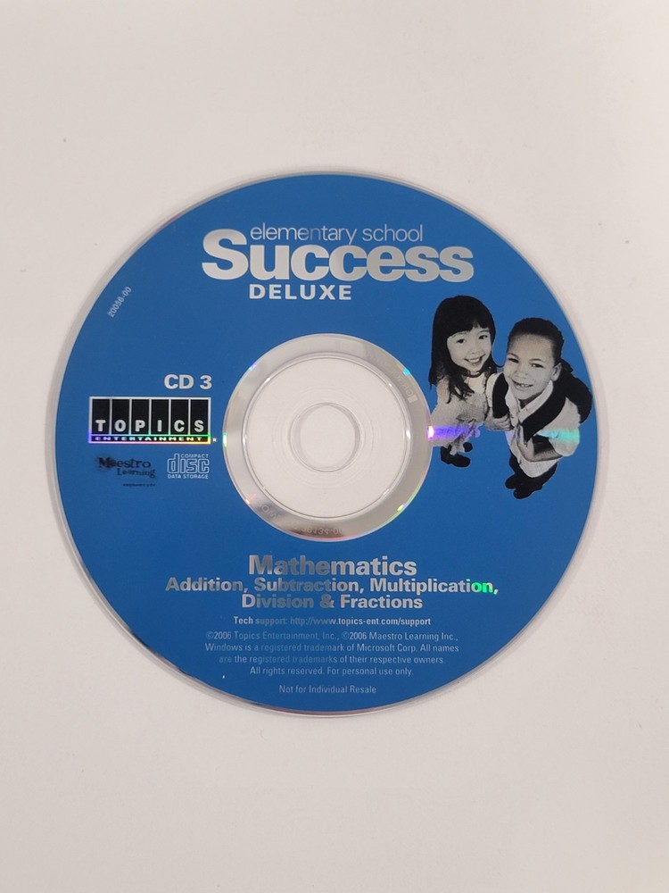 Elementary School Success Deluxe 2006 9 CD Learning Set - Loose Discs