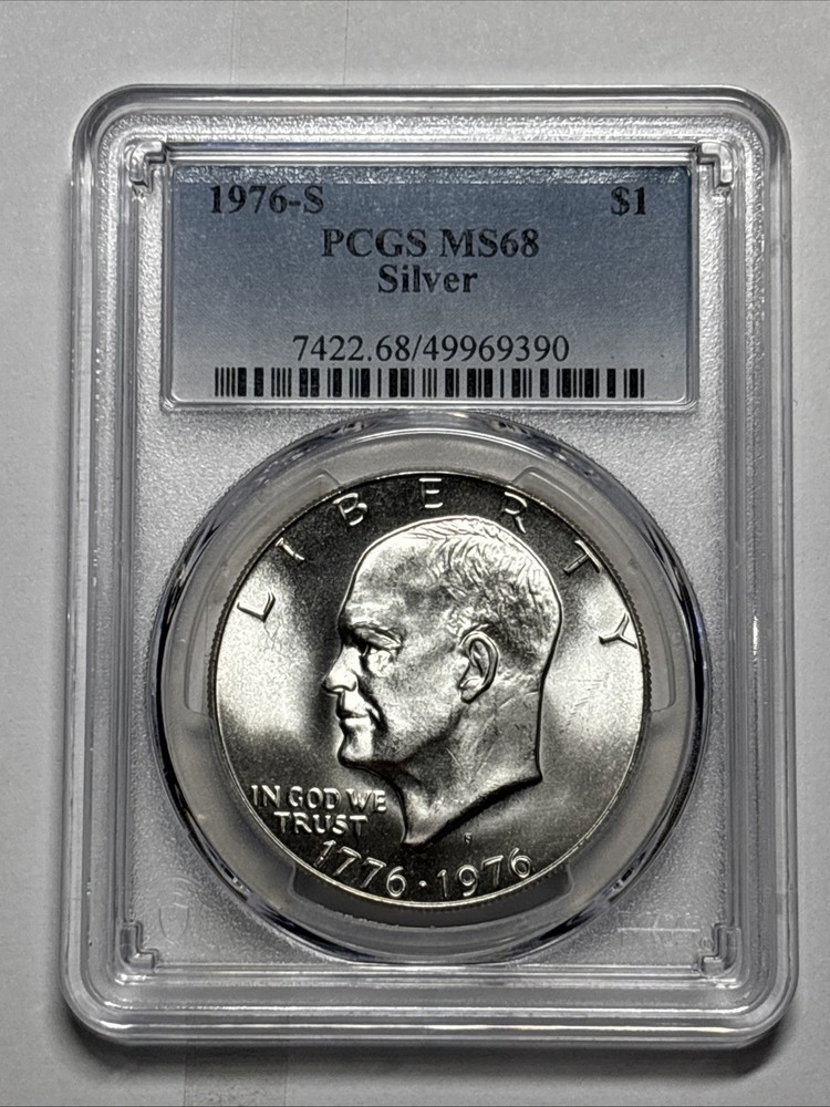 1976-S Silver Eisenhower (Ike) Dollar PCGS MS68