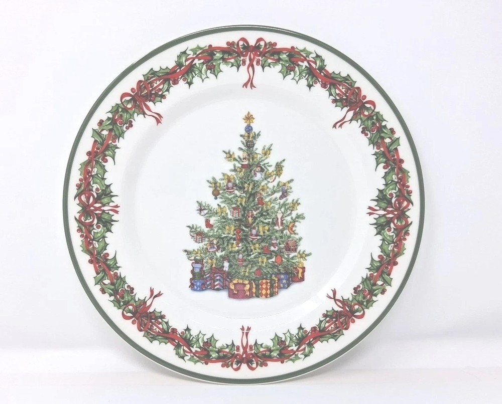 Christopher Radko Traditions Plate Dinner Christmas Replacement Accent 10.75"