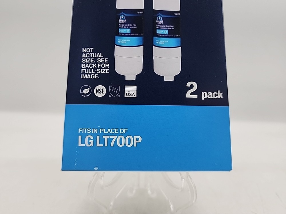 Project Source 2-Pack Refrigerator Water Filter #3846779 LG LT700P