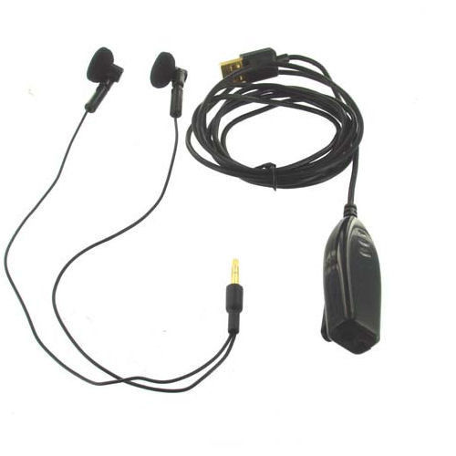 i-Chat USB Earphone with Microphone (Black)