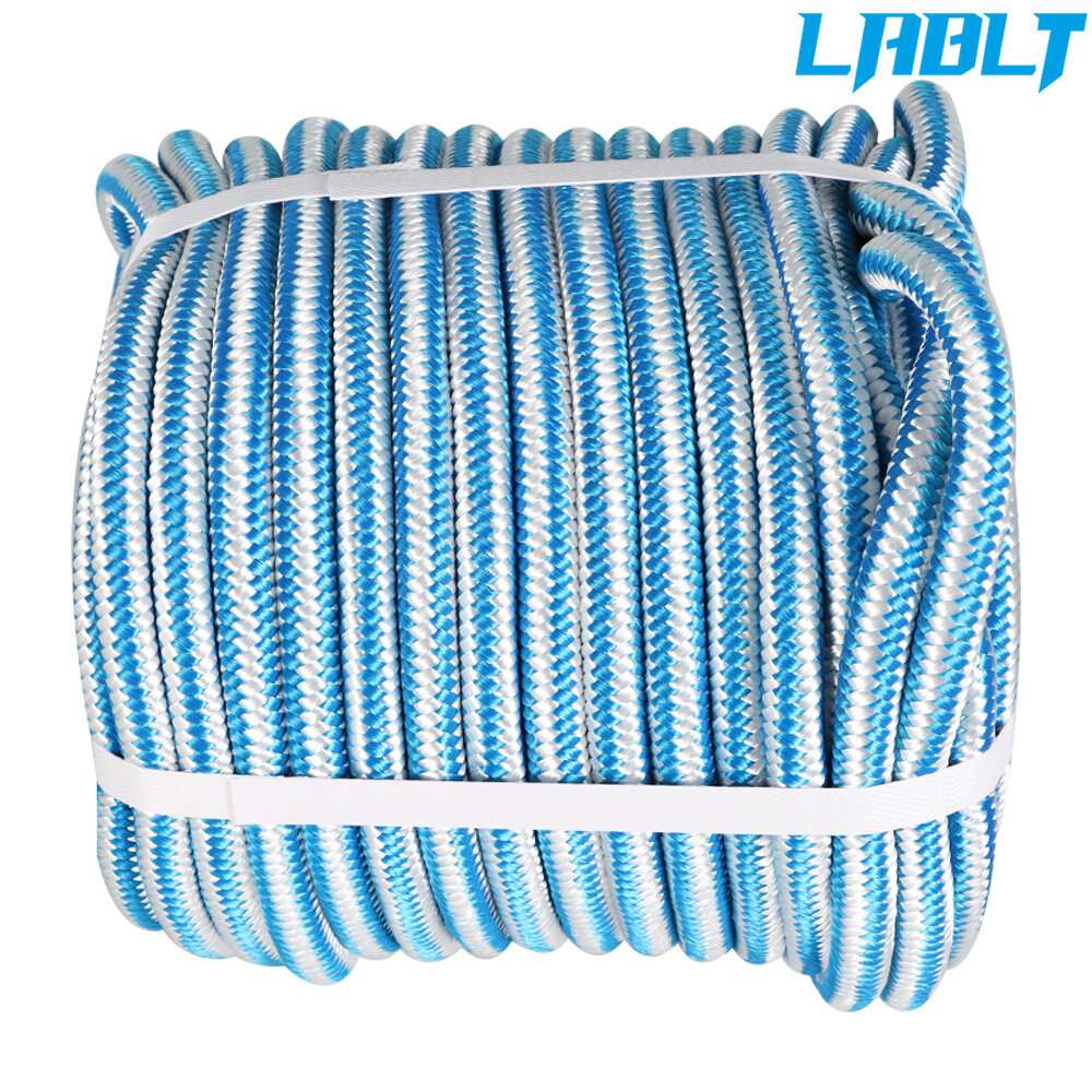 LABLT Braided Polyester Arborist Rigging Rope Garden Strong Pulling 1/2" x 150'