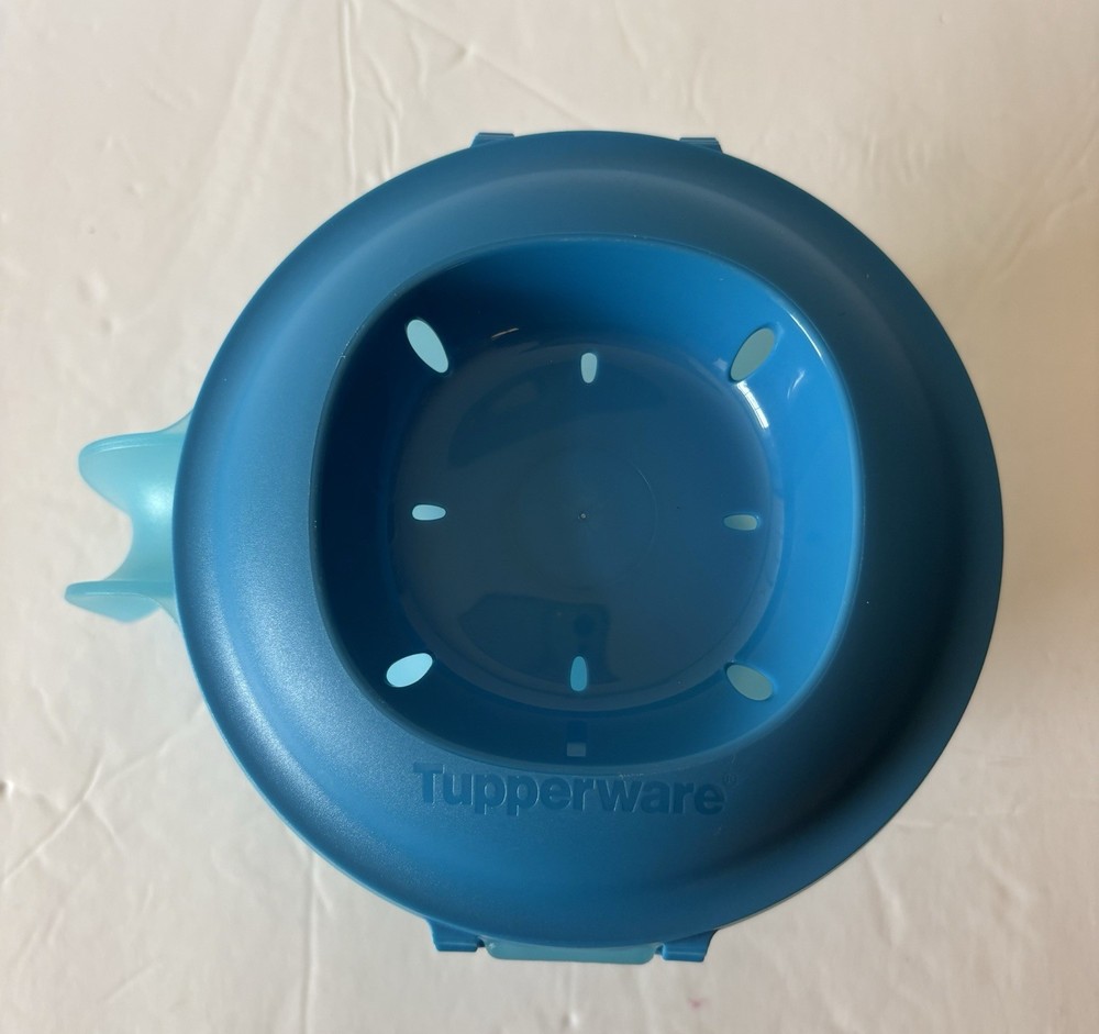 Tupperware Junior Microwave Rice Maker Blue 6972A-4