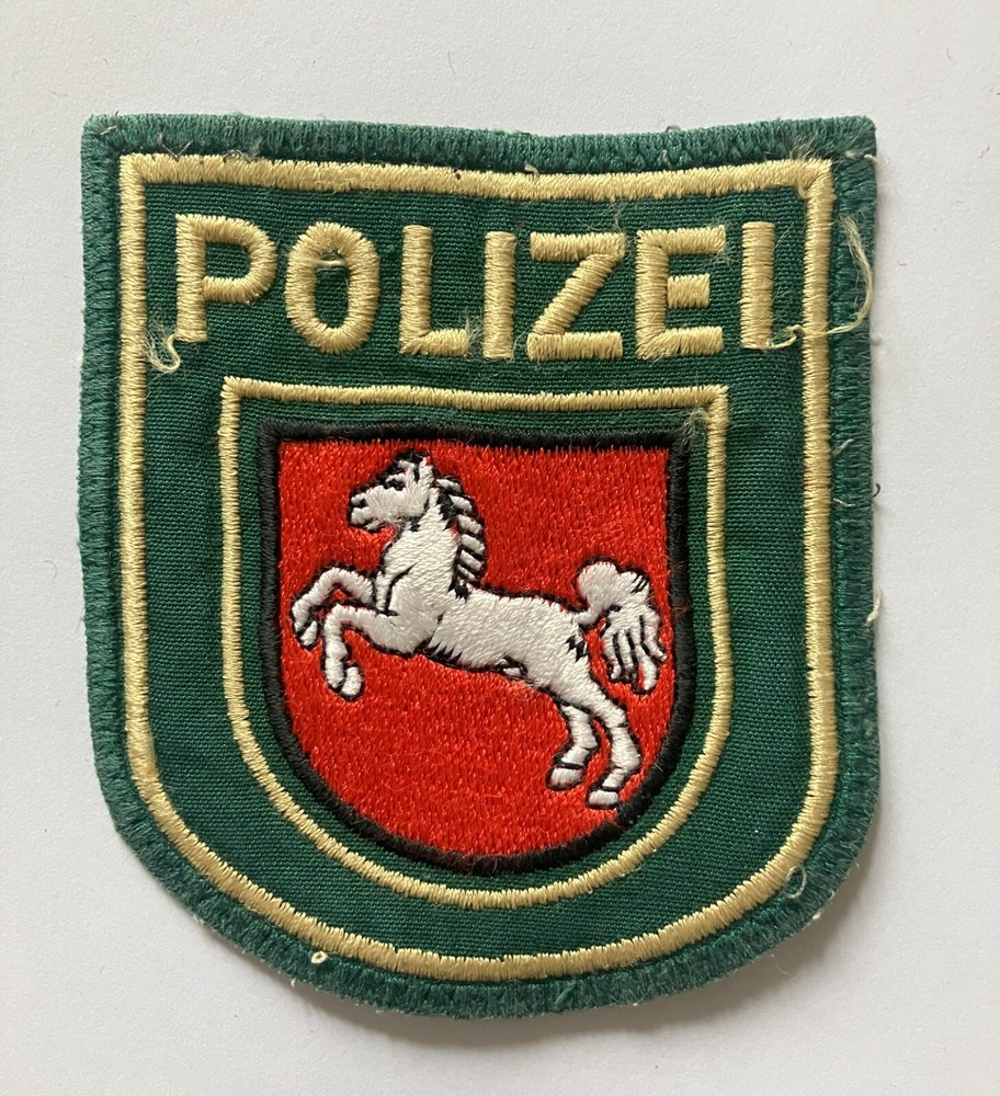 Old German state police sleeve patch for Lower Saxony