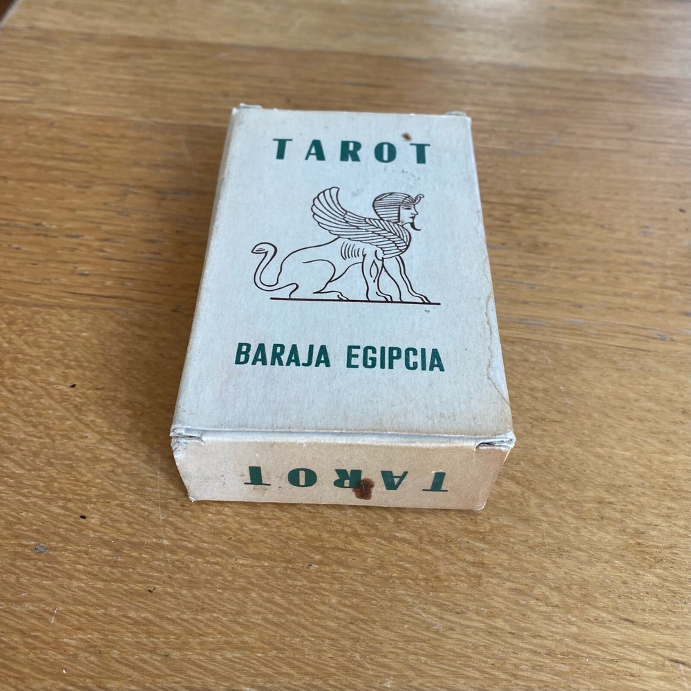 Vintage Baraja Egipcia Tarot Deck