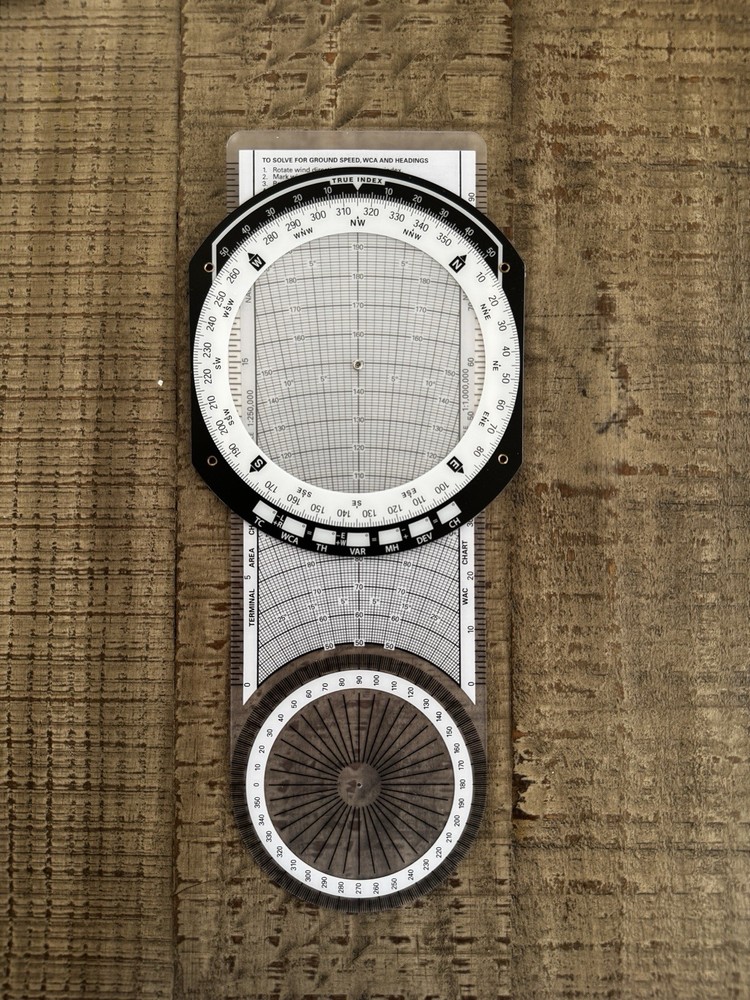 Flight Training Kit – E6-B Flight Computer, Kneeboard, GATS Fuel Jar, Checklist