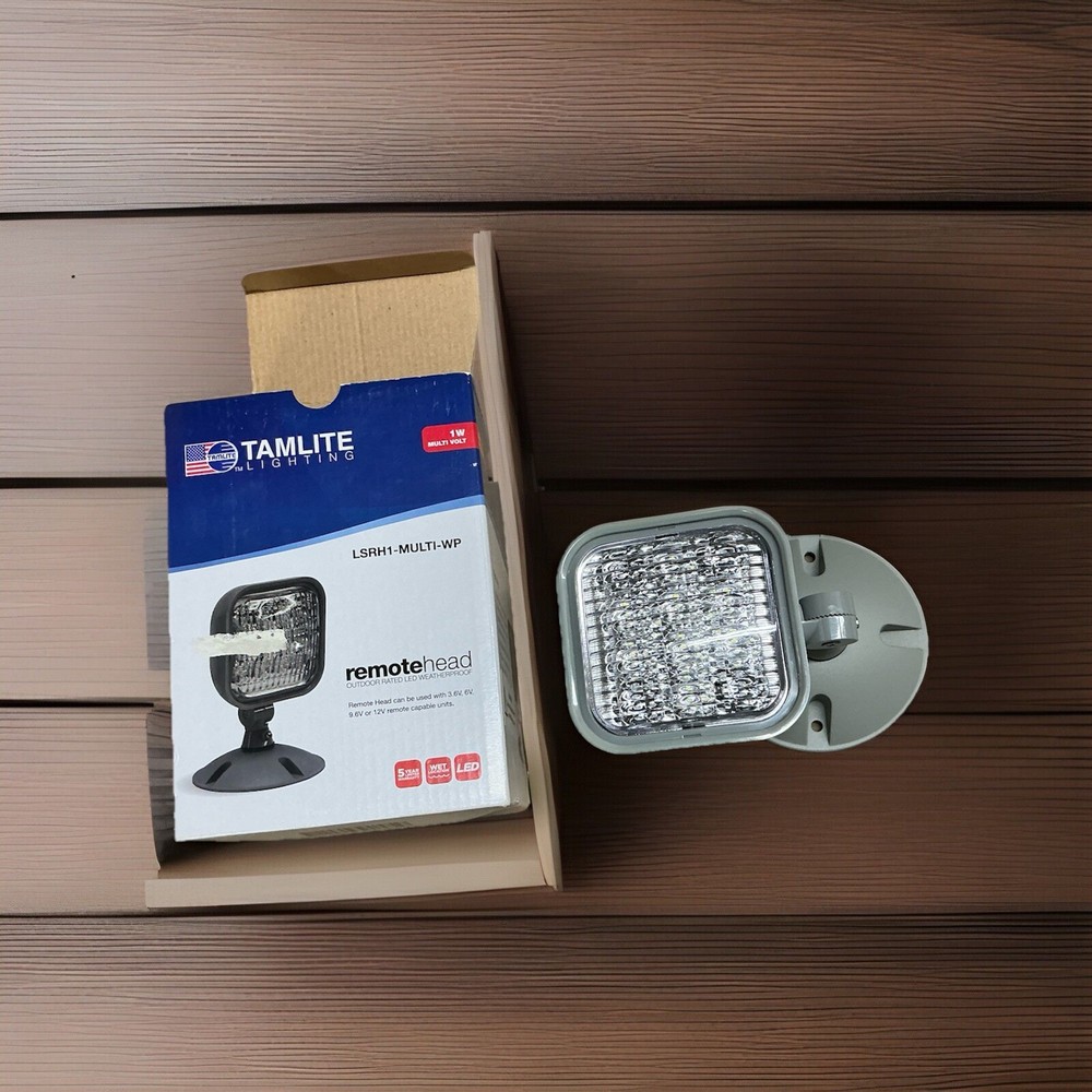Tamlite LED Single Remote Head LED Emergency Light - Battery Backup - UL Listed