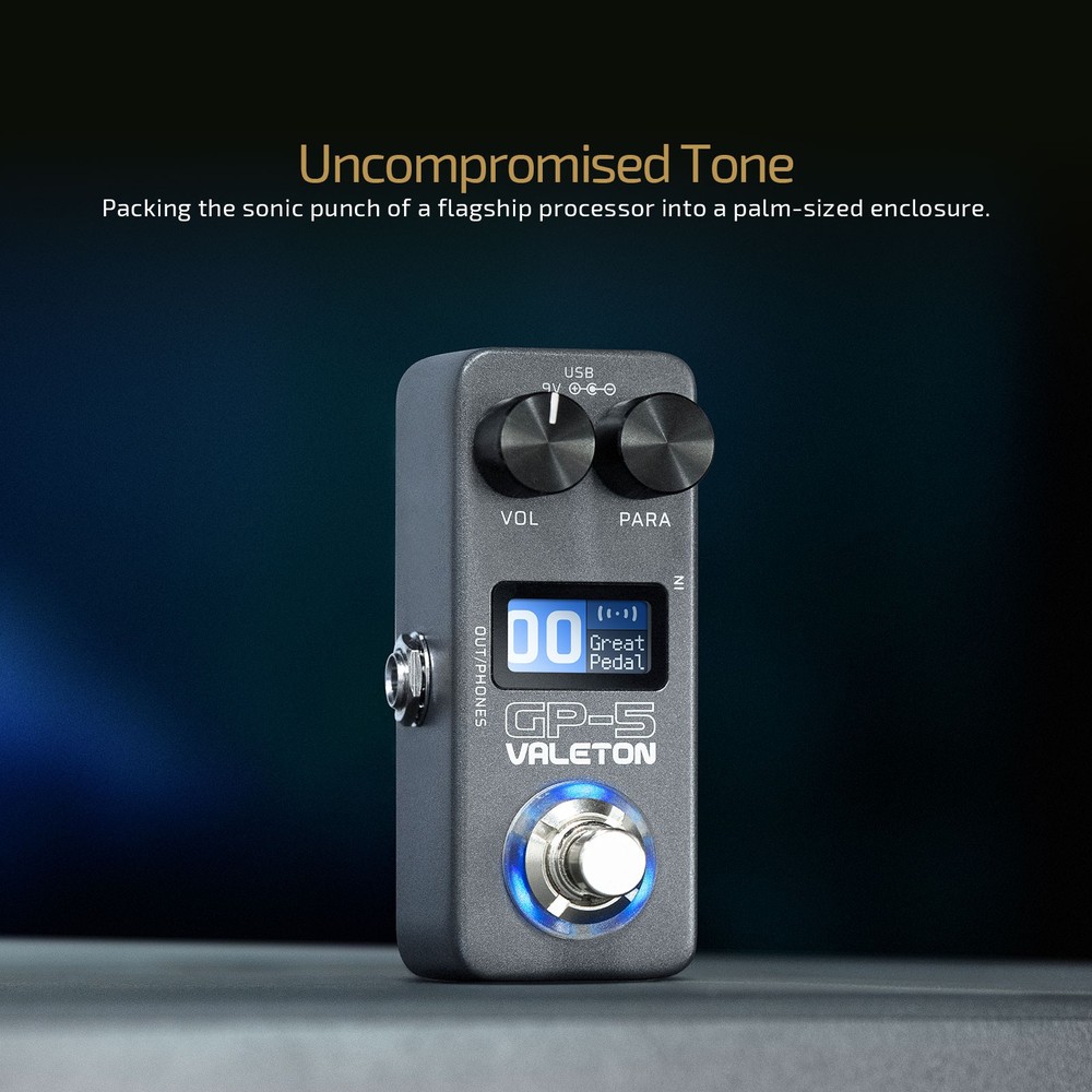 Valeton GP-5 Super Compact Multi-Effects Processor & NAM/IR Loader Pedal