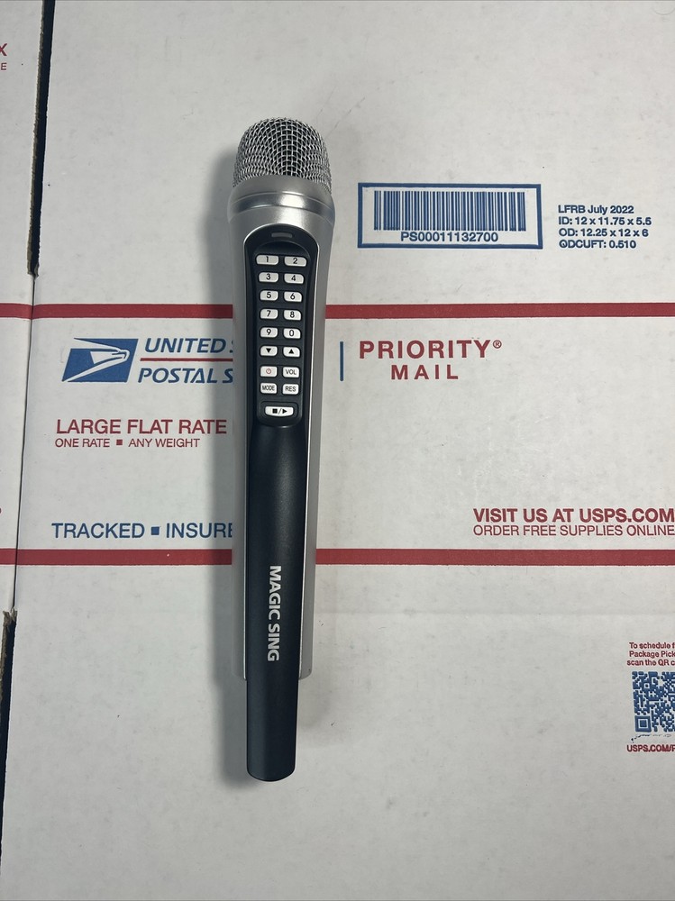 Magic Sing EX190 Wireless Karaoke Microphone only - MINT - SAME DAY- WARRANTY