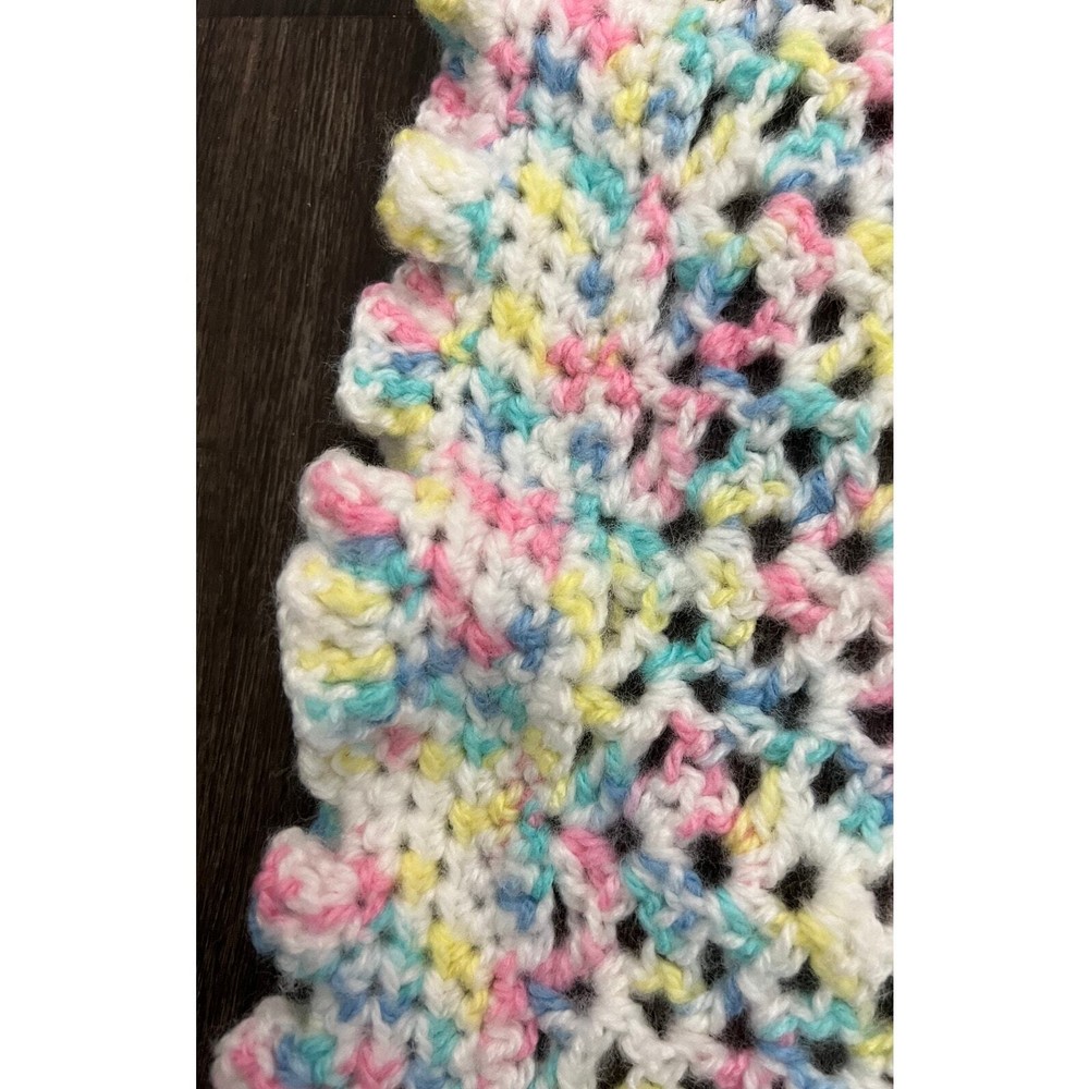 Handmade Crocheted Baby Blanket Afghan