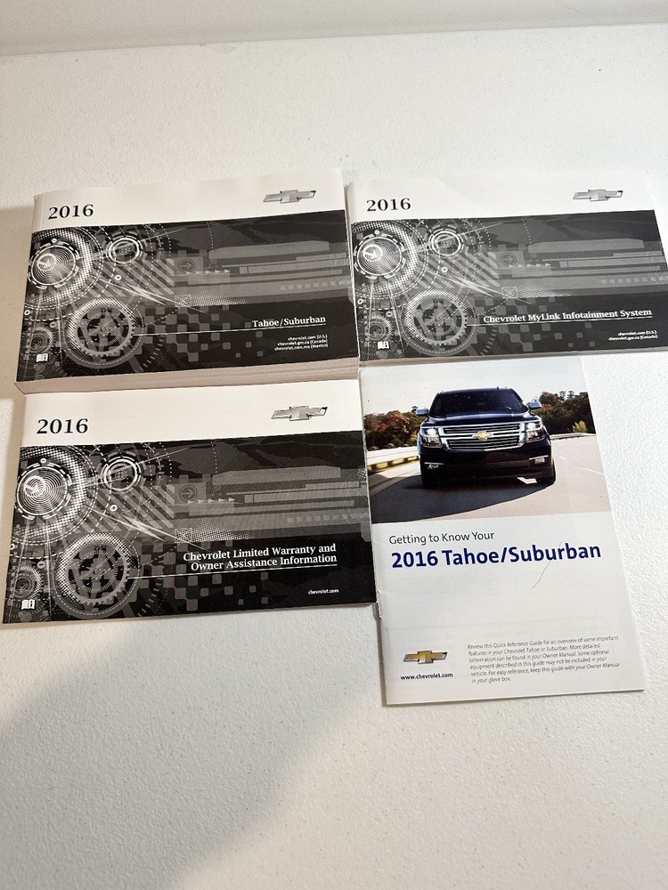 2016 Chevrolet Tahoe Owner's Manual Set