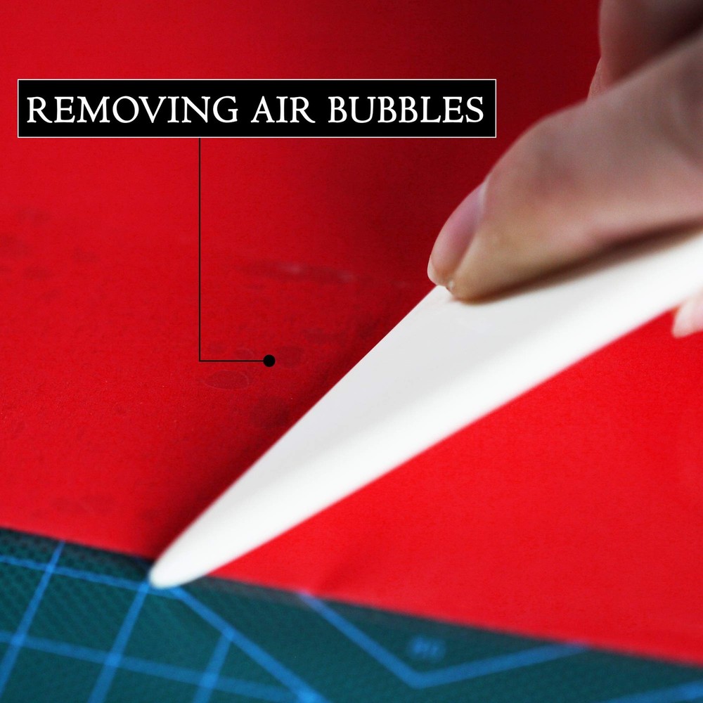 ECOHU Square Bone Folder - Genuine Bone, Paper & C, Ivory white