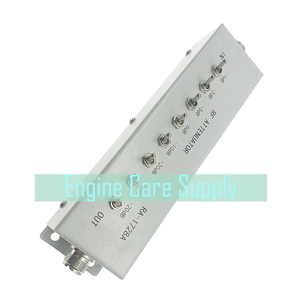 1Pcs New 0 - 82DB VARIABLE/ STEP ATTENUATOR 50 OHM for Radio Transmitter
