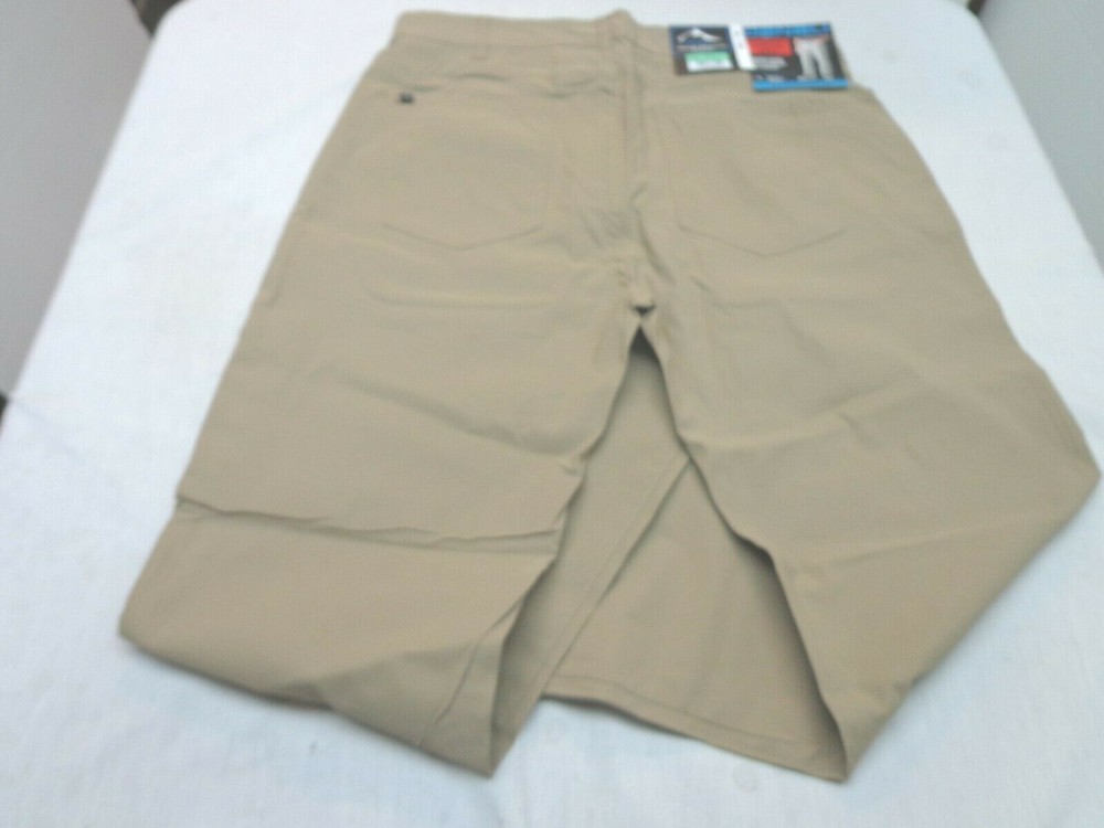DENALI Delta Khaki Technical Stretch Pants NWT 34/32 MSRP $54