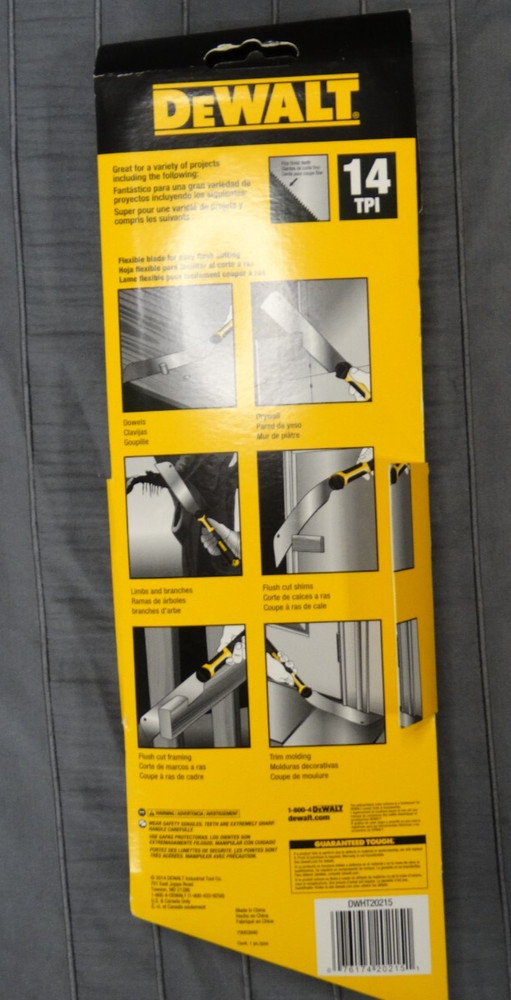DeWalt single Edge Pull Saw 10" 250mm, NIP