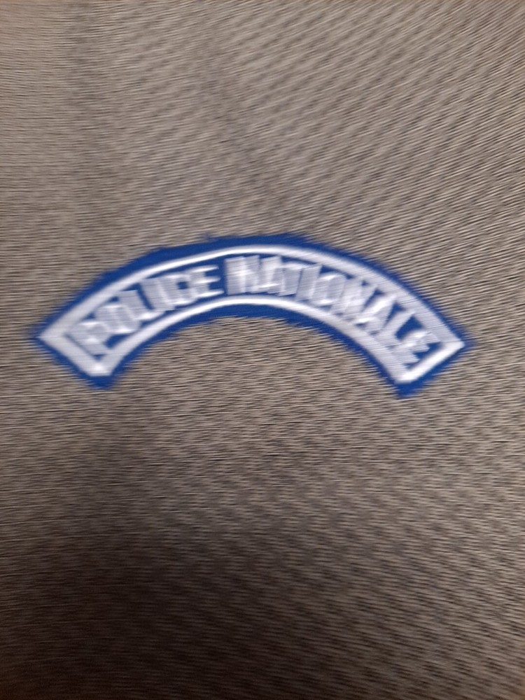 FRANCE NATIONALE POLICE ROCKER TAB FELT SHOULDER PATCH