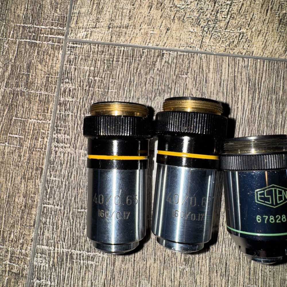 Set of 9 piecesObjective Lens Microscope